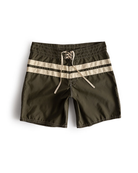 300 Comp Stripe - Dark Olive/Bone