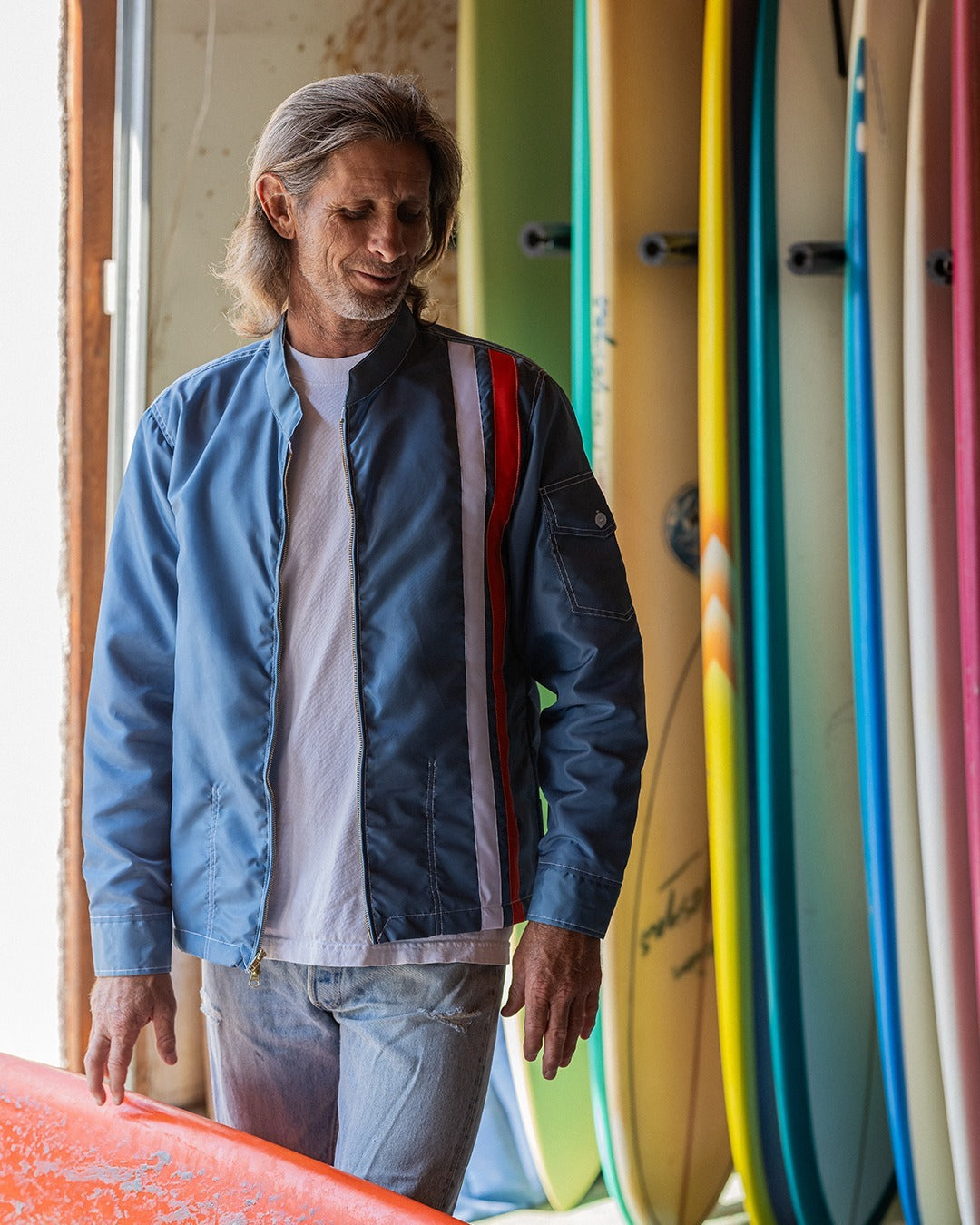 Racing Jacket 26 - Federal Blue/White/Orange – Birdwell