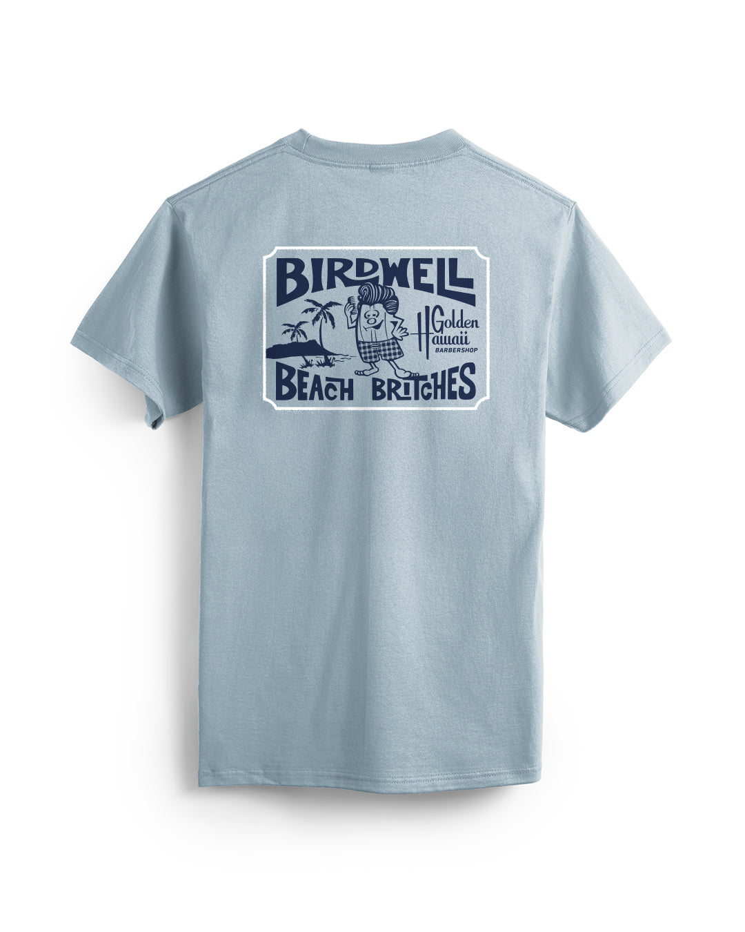 Golden Hawaii T-Shirt - Arctic Blue – Birdwell