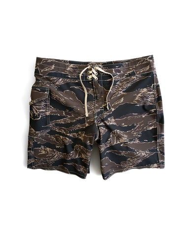 キ*オ様 tenderloin tiger camo カーゴショートパンツ 808 SurfStretch Side Pocket Boardshorts - Tiger Camo – Birdwell