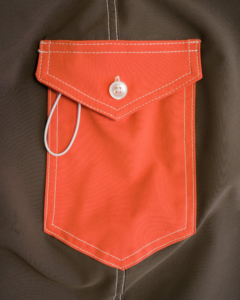 808 Pop Pocket - Brown/Paprika