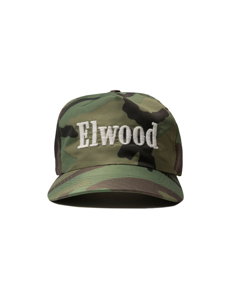 The Trademark Cap - Woodland Camo is a limited edition green and brown camo SurfNyl snapback with 