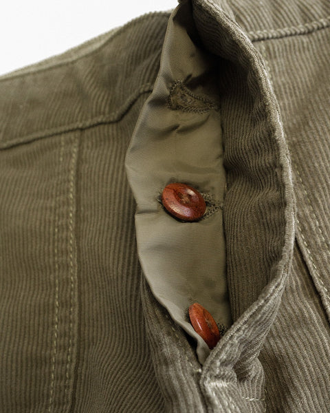 Classic Corduroy Pants - Dark Olive