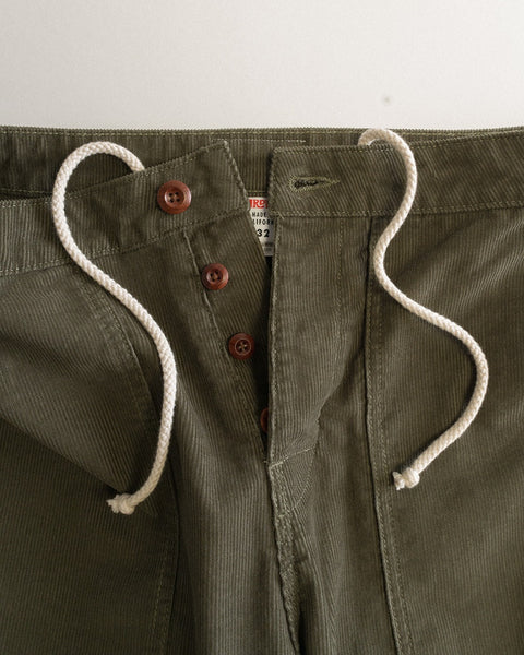 Classic Corduroy Pants - Dark Olive
