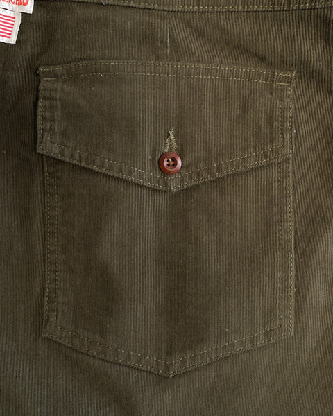 Classic Corduroy Pants - Dark Olive