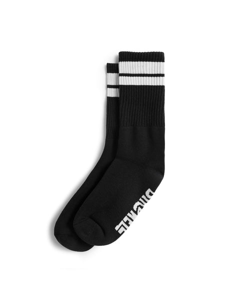 Comp Stripe Socks - Black & White