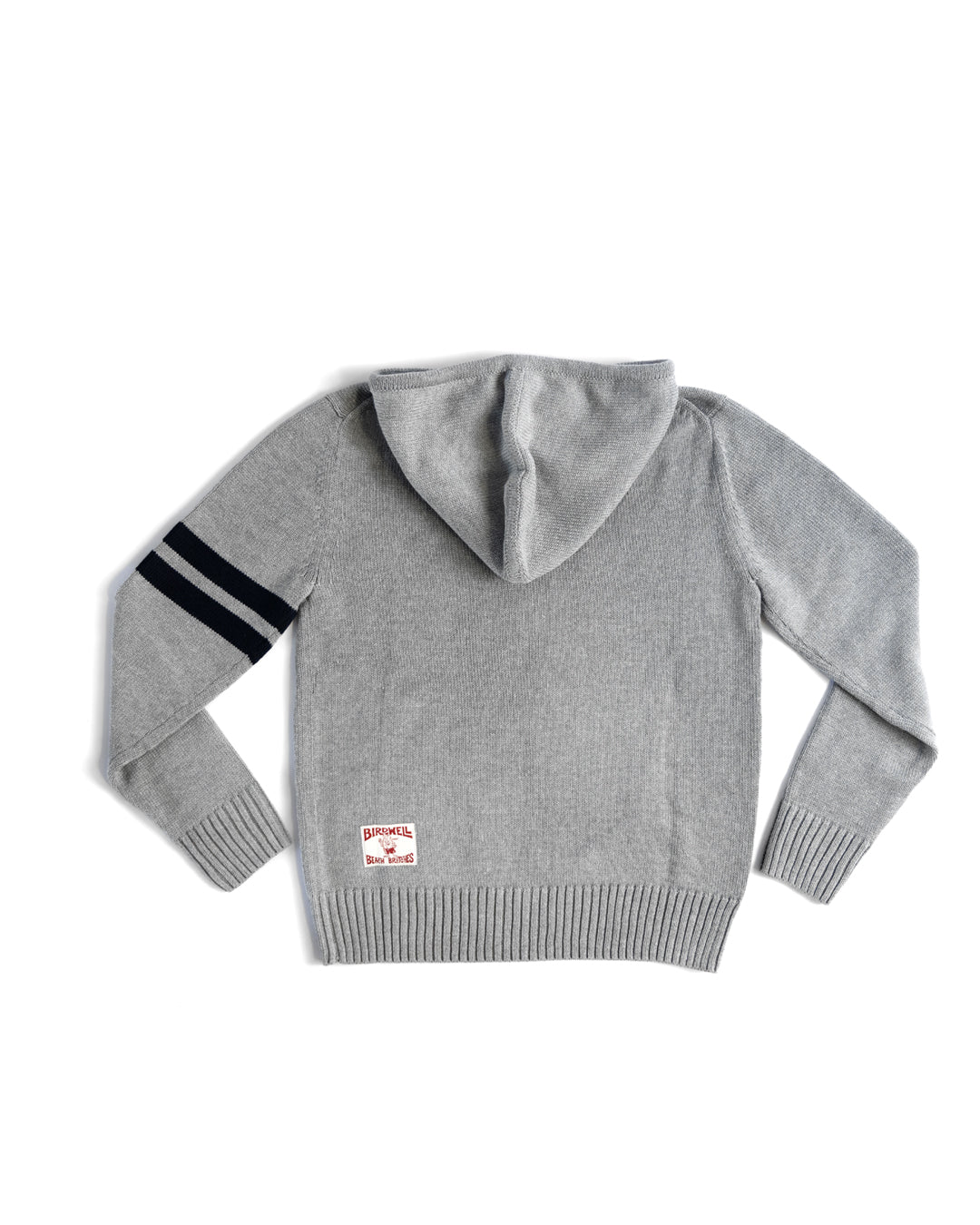 Comp Zip Sweater - Gray/Navy – Birdwell