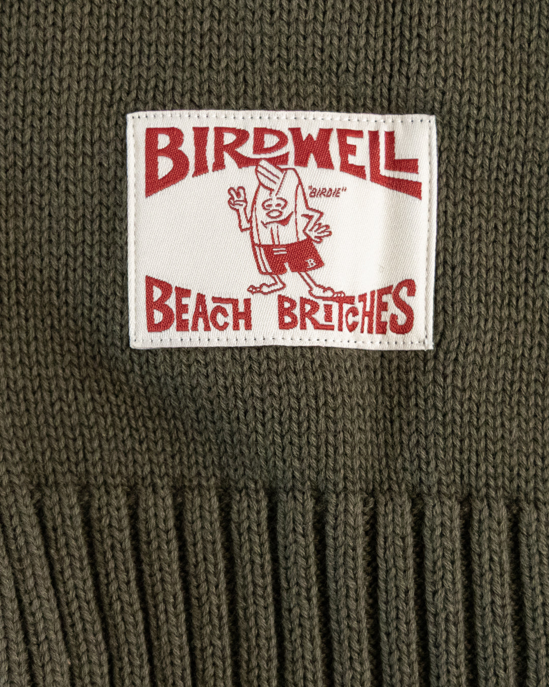 Comp Stripe Sweater - Dark Olive/Bone – Birdwell