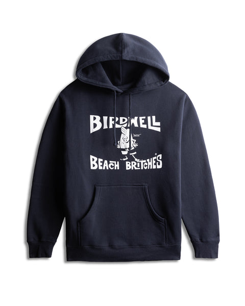 Front of License Plate Hoodie in Navy
