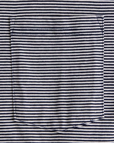 Lowers Yarn-Dyed Knit Shirt - Navy