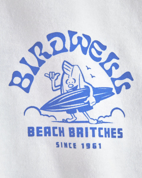 Surfin' Birdie T-Shirt - White & Blue