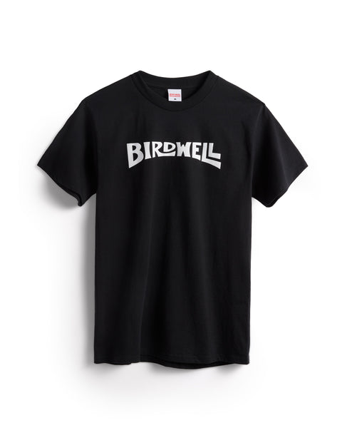 Front of Wordmark T-Shirt in Black
