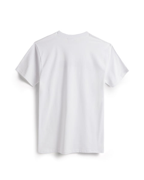 Back of Wordmark T-Shirt in White