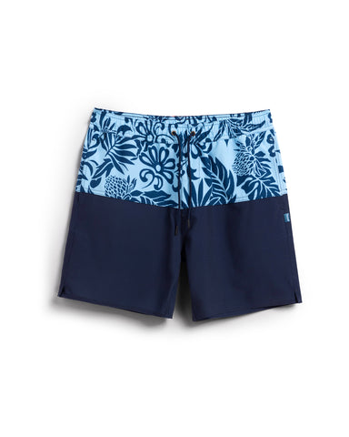 Wright Short - Navy/Half Floral – Birdwell