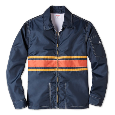 3StripeCompetitionJacket_Mens_Outerwear_NavyPaprikaGold_flat_lay_front