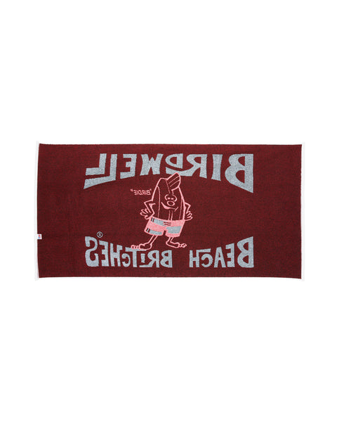 License Plate Towel - White