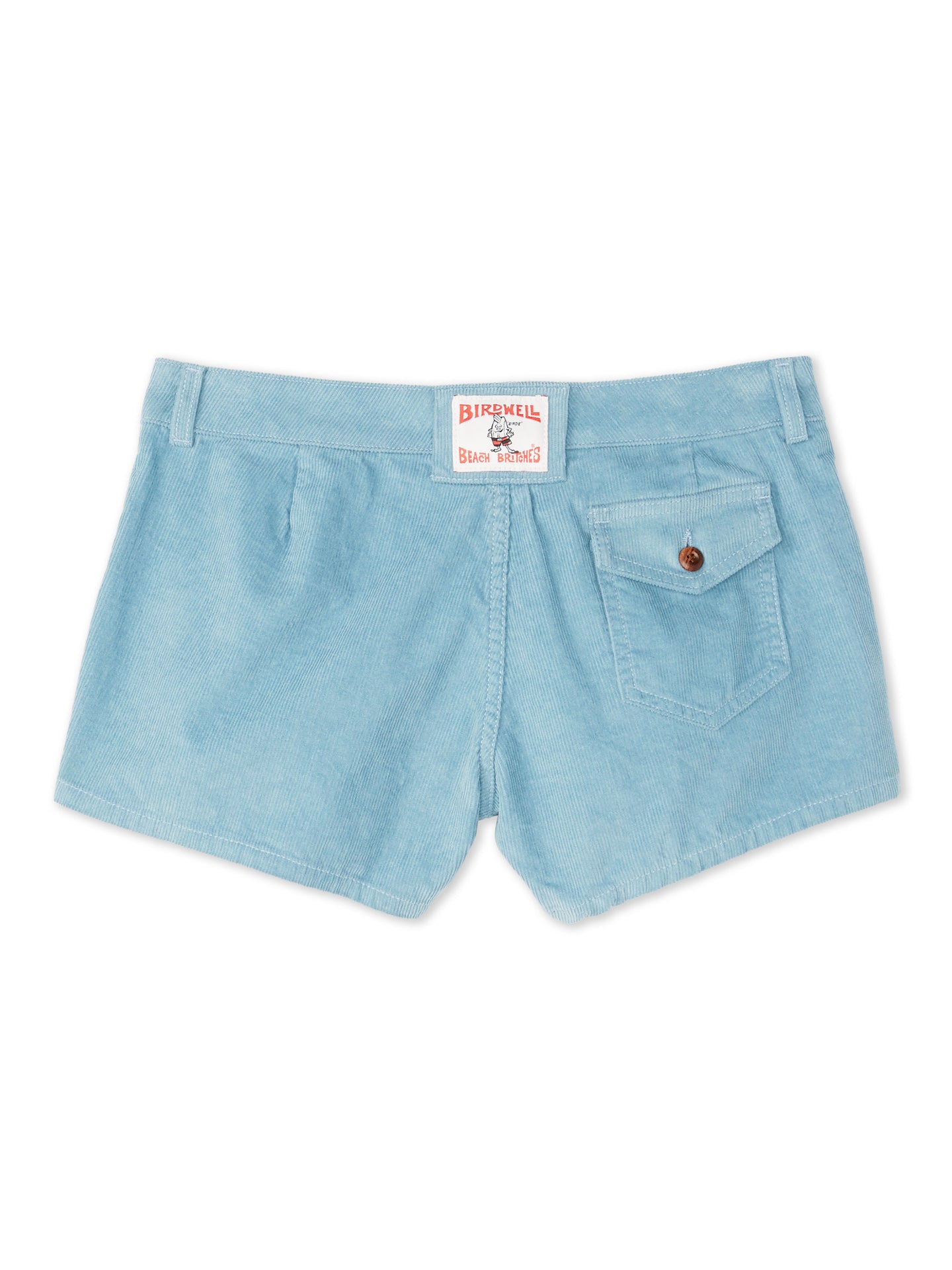 Corduroy Light Blue Shorts